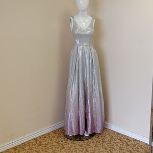 pink cheongsam dress SAU LEE Charlize Maxi Dress, Rose Pink